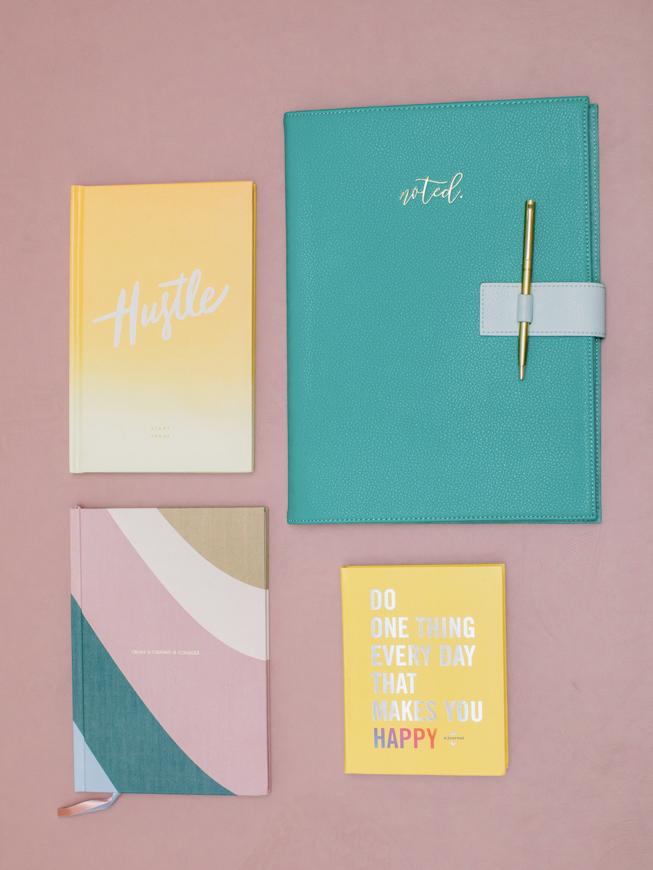Journaling and goal-setting are my favorite things to do! I've obtained quite the collection of journals. Click here to see my 4 favorite notebooks to use!